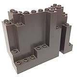 Lego Parts: Mountain Brick 4 x 10 x 6 Rock Panel Rectangular (BURP) (Old Dark Gray)