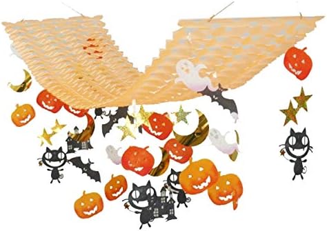 Amazon ハッピーハロウィンプリーツハンガー ハロウィン 飾り 販促グッズ 店内装飾 プリーツハンガー コスプレ 仮装 通販