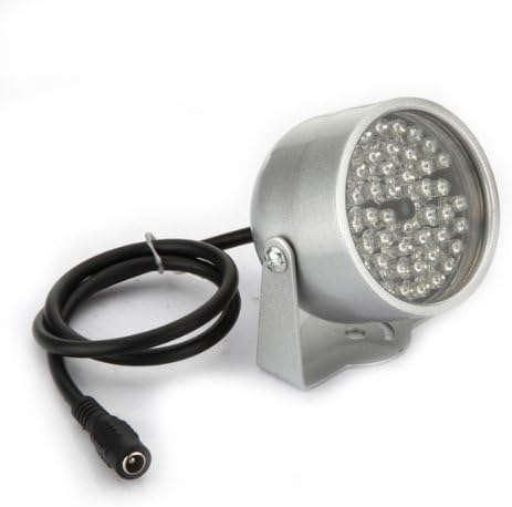 BW® 2X 48 LED IR Illuminator Lamp CCTV Infrared Security Camera Light Night Vision, Silver - Image 3
