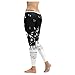 InterestPrint Music Note Piano Custom Stretchy Leggings Skinny Pants for Yoya Running Pilates Gym L