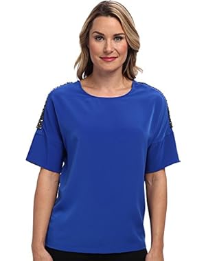 Calvin Klein Women's Dolman with Rhinestones