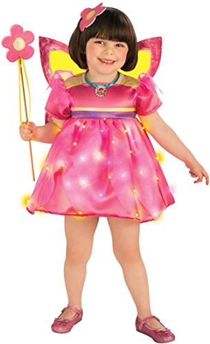 Rubies Dora The Explorer Light-Up Crystal Fairy Child Costume, Medium