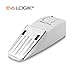 EVA LOGIK Wedge Door Stop Security Alarm with 120dB. Siren Door Stopper for Home and Travel. White.