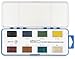 AMACO Semi-Moist Underglaze Set D, 1-1/2 Ounce, Assorted Colors, 8 Color Pan