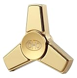 Fidget Spinner Stainless Steel Gold Color, EDC Premium Hand Spinner Toy for Killing Time - reduces Anxiety, increases Focus, helps ADHD&Autism