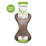 Benebone Dental Dog Chew Toy for Aggressive Chewers, Long Lasting, Made in USA, Medium, Real Bacon Flavor