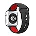 YASPARK Compatible Apple Watch Band 38mm/42mm, 40mm/44mm, Soft Silicone Strap Adjustable Replacement iWatch Bands for Apple Watch Sport, Series 4/3/2/1 (Large Size)