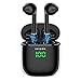 Wireless Earbuds, Fricon N6 Bluetooth Earbuds Touch Control Bluetooth Headphones True Wireless Earbuds Bluetooth Earphones with Charging Case in-Ear Headphones Built in Mic Headset (Black&Silver)