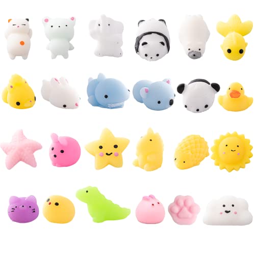 24 Pcs Mochi Squishies Mochi Squishy Toys Bulk Mini Kawaii Squishy