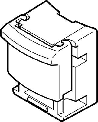 Festo 8002234 Model VAMC-L1-CD Cover Cap (Pack of 10)