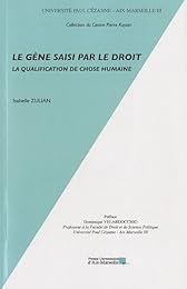 Le  gène saisi par le droit