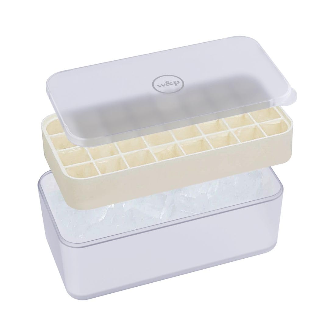 W&P Ice Box Silicone Ice Cube Tray with Lid