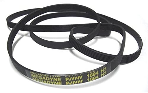Megadyne - Tumble dryer belt 1894 H7, Black