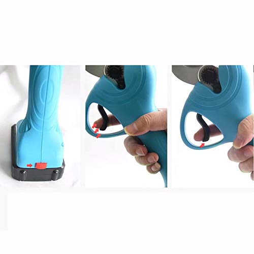 AUCO Elektrische Astschere, kabellose 21-V-Astschere Elektrische Astschere Gartenschere Gartengeräte Dicke Äste Schere… – Bild 5