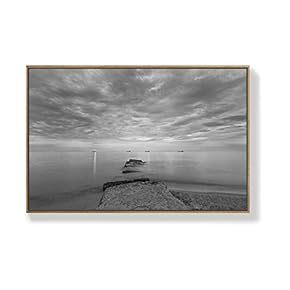 Canvas Wall Art for Living Room, Bedroom Seaside Framed Canvas Prints for Home Decoration Ready to Hang - 16x24 inches