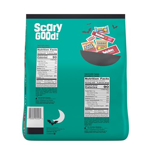 HARIBO, JOLLY RANCHER AND TWIZZLERS MINIATURES ASSORTED FRUIT FLAVORED, HALLOWEEN CANDY BULK BAG, 73.54 OZ (235 PIECES)