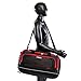 Fila Cypress Small Sport Duffel Bag, Black/Red, One Size