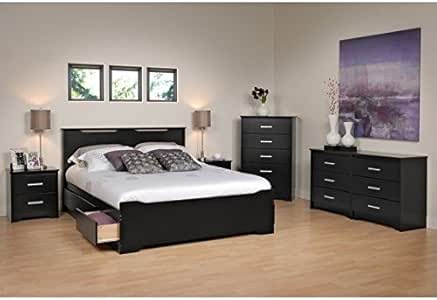 Amazon.com: Prepac Coal Harbor 5-Piece Queen Bedroom Set ...