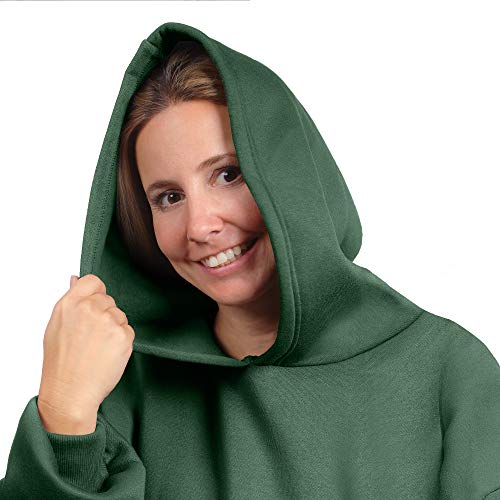 THE COMFY | Oversized Unlined Wearable Fleece Cotton Blanket, One Size Fits All, Shark Tank