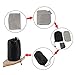 Jaklove Travel Foot Rest Pillow PVC Inflatable Footrest Adjustable Height Pillow for Foot Leg Pillow on Airplanes,Cars,Buses,Trains,Office(Gray)