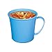 Sistema 211072ZS Microwave Soup Mug, 2.8 Cup, Medium, Blue, 22.1 oz,