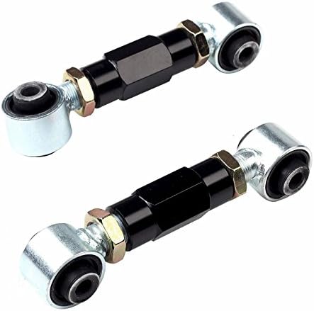 Maxon Auto Corporation Black Rear Lowering Suspension Toe Arm Bar Kit Fit for 92-95 96-00 Honda Civic EG6 EJ1