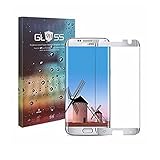 [Case Friendly] Galaxy S7 Edge Screen Protector,JRG Premium Curved Tempered Glass for Samsung Galaxy S7 Edge (Not Full Coverage),Silver Frame
