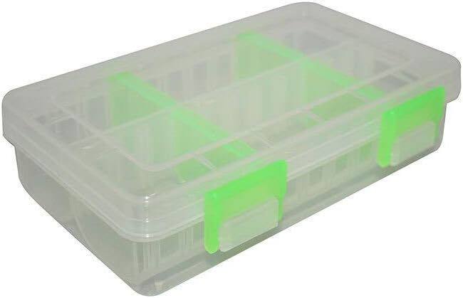 Tronixpro Component Box, Large, Adjustable compartment fishing tackle Box, Transparent - Image 5