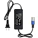 Kuyal Mobility Scooter Battery Charger, 24V 4A Power Supply for Hoveround Mpv5 Chair, Electric Wheelchair, Jazzy Power Chair, Shoprider Mobility Scootie Scooter Adapter with Fan