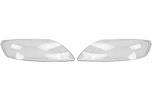 Headlight Cover Compatible for Audi Q7 2006 2007 2008 2009 2010 2011 2012 2013 2014 2015 Transparent Headlamp Lens Plexiglass