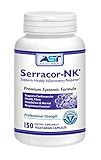 Serracor-NK â€“ 150 Vegetarian Capsules â€“ Circulatory and Respiratory Support â€“ Premium Natural Systemic Enzyme Formula â€“ Contains Enteric-Coated Serrapeptase and Nattokinase â€“AST Enzymes