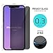 Neomen iPhone Xs Max Privacy Screen Protector for iPhone 6.5'', Anti - Spy Tempered Glass Screen Protector, Black (Neomen)