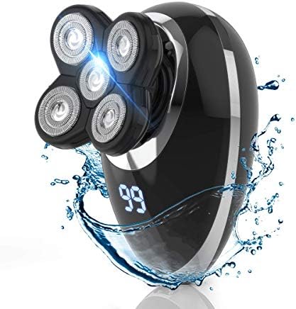 メンズ 電動シェーバー ひげそり 電気 髭剃り 回転式 電動カミソリ 水洗い 乾湿両用 Ipx7防水