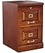 Coaster Home Furnishings Palmetto 2-Drawer Oak File Cabinet, Warm Honey
