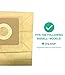 Think Crucial Replacement for Bissell Bags & Filters Fit Zing 22Q3 Vacuums, Compatible with Part # 77F8 (10 Pack)