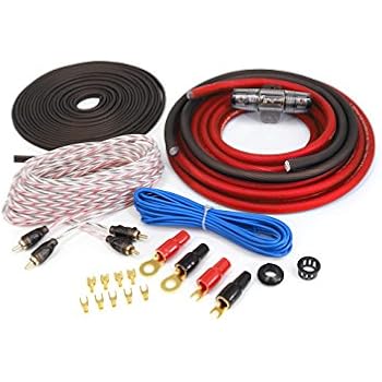 Amazon.com: KnuKonceptz Red KCA Complete 4 Gauge Amplifier