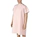DMI Hospital Gown for Women or Men, Patient Gown, Back Tie and Side Tape Tie, 38 Inches Long, Pink, 1 Each