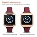 YiJYi Bands Compatible with Fitbit Blaze,Slim Soft Silicone Band with Metal Frame Replacement Strap Wristband for Women Men (Small(5.5