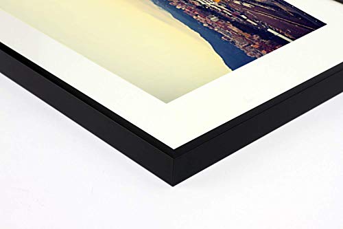 Golden State Art, Metal Wall Photo Frame Collection, Aluminum Black Photo Frame with Real Glass (11x - //medicalbooks.filipinodoctors.org