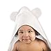 LuxeRR Hooded Baby Towel and Washcloth Bath Set - 100% Natural Organic Bamboo - Extra Soft - Large Sized for Newborn to Toddler
