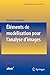 Éléments de modélisation pour l'analyse d'images (Mathématiques et Applications) (French Edition by Bernard Chalmond