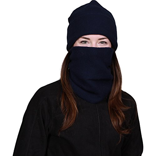 Turtle Fur Heavyweight Fleece Neck Warmer - Navy