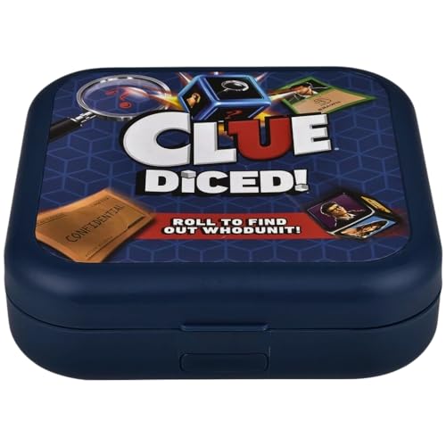 Hasbro Gaming Clue Diced Game, Easy to Learn Game, Quick Game, Portable Travel Game, Family Board Game, Fast Game for Kids Ages 8 and Up