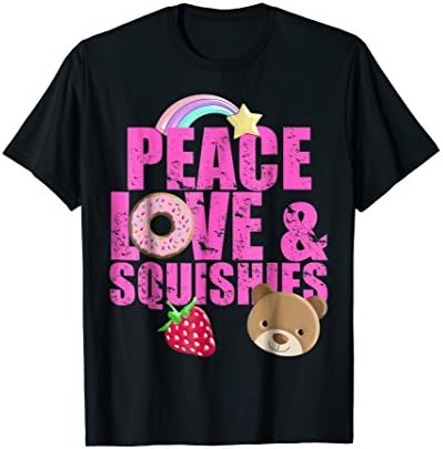 Kawaii Squishies ShirtsSquishy Tee Peace Love & Squishies