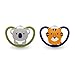 NUK Space Orthodontic Pacifier, 0-6 Months 2 Count(Pack of 1)