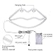 LED Neon Signs Lip Shaped Art Decorative Lights for Home Party Bar Pub Hotel Beach Recreational, Valentine’s Day, Christmas (Lip-Pink)