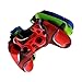 Mosuch Protective Silicone Case for Sony Playstation 4 PS4 Controller 3 Pack Combo Camouflage Red Blue Green