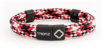 Magnetic Therapy Wristband from Trion:Z – Zen Loop Duo (Small, Black/Red/Silver)