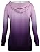 Vivilli Women's Long Sleeve V Neck Soft Hoodie Pullover Sweatshirt With Pocket