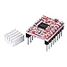 Longruner A4988 Stepstick Stepper Motor Driver Module + Heat Sink for 3d Printer Reprap (Pack of 5 Pcs)